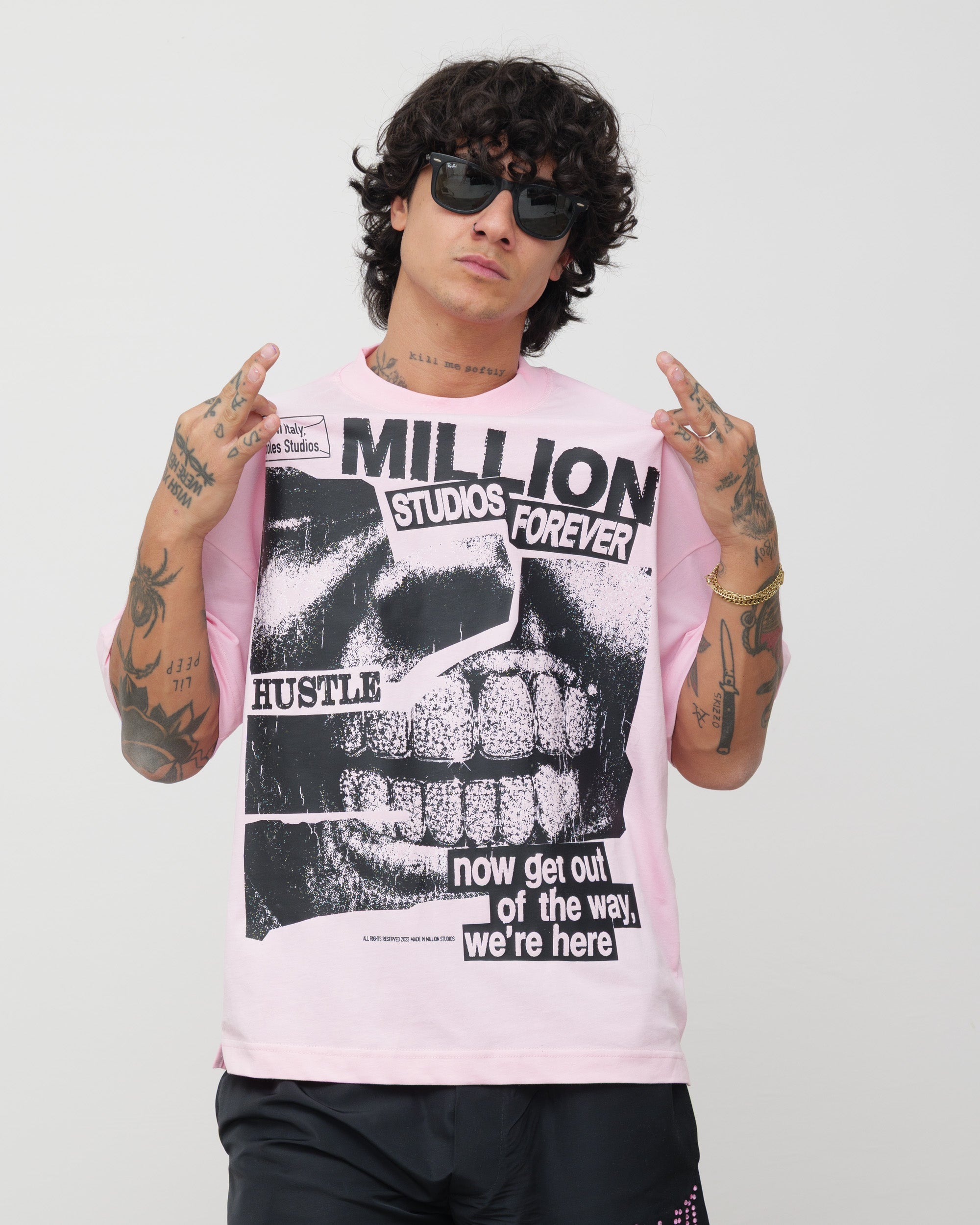 T-Shirt Hustle Rosa