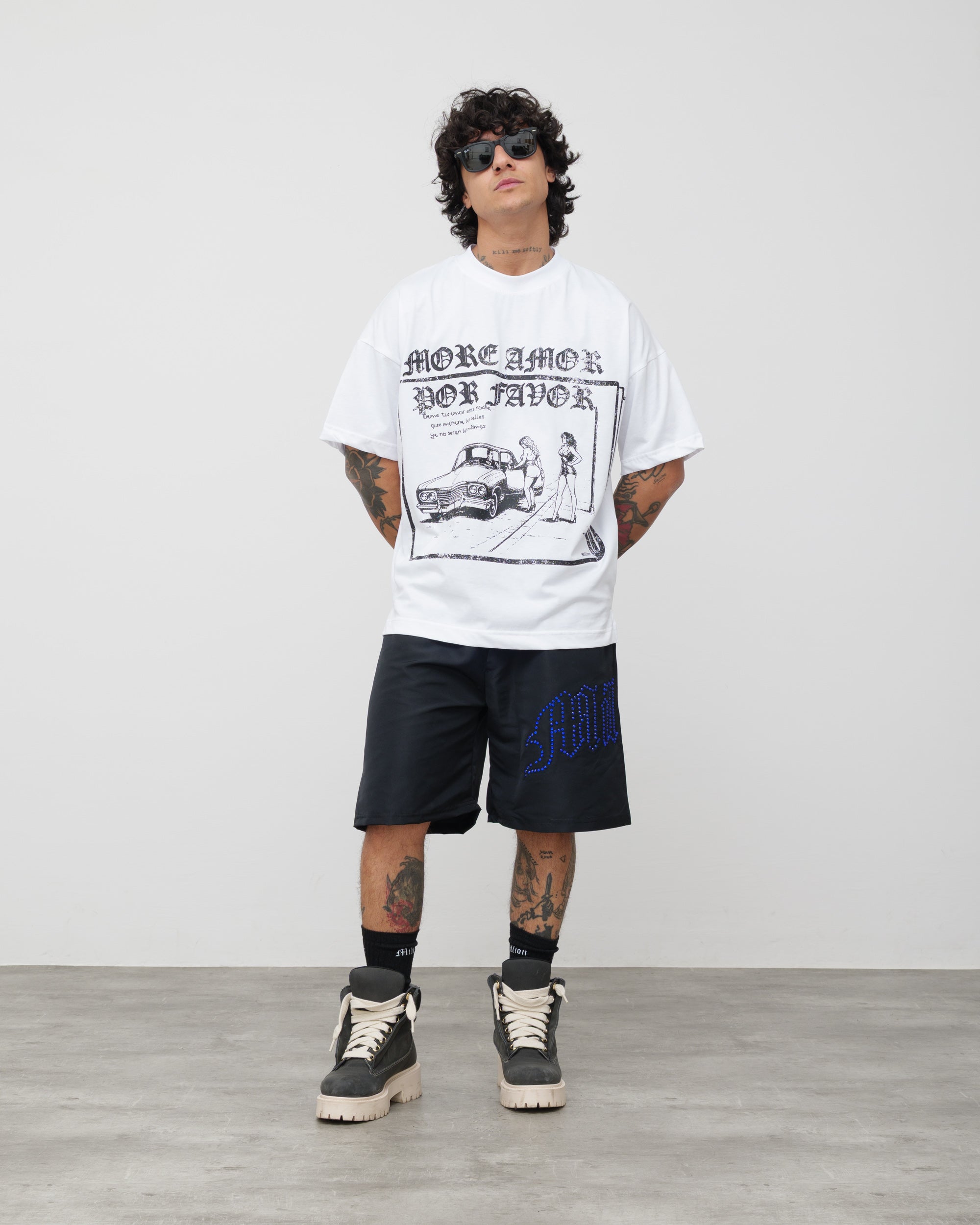 Shorts Tech Nero - Diamond Blu