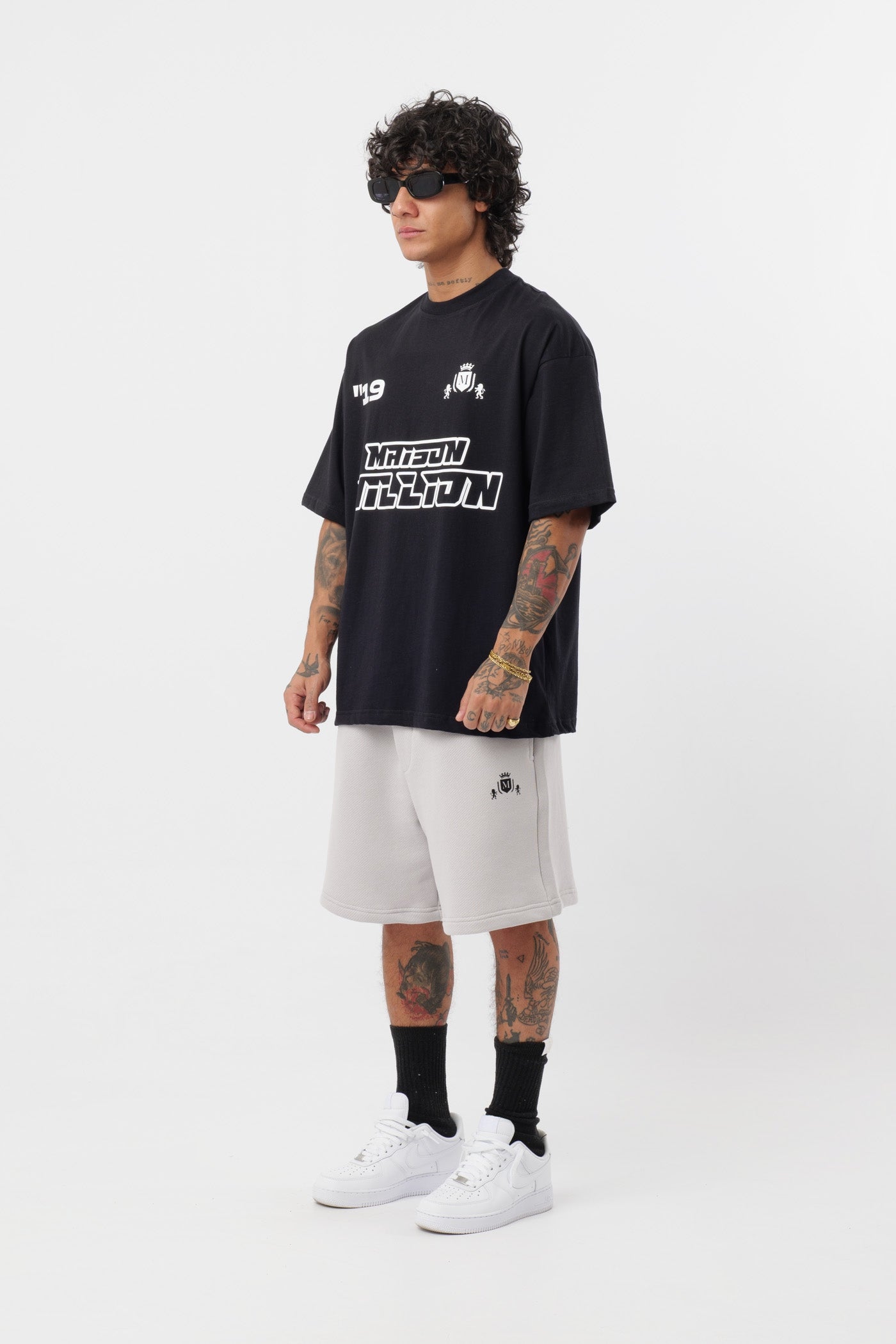 Short Drip Cinzento