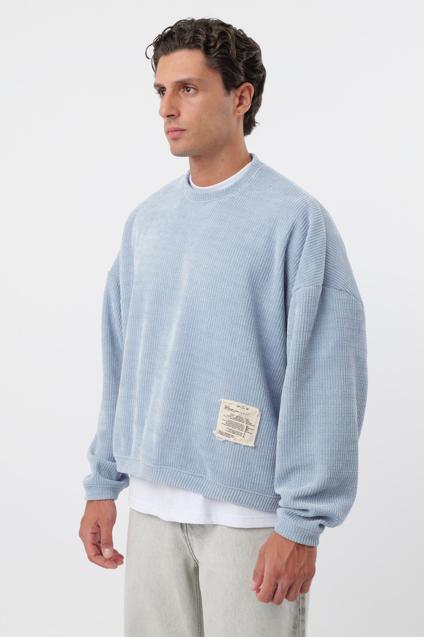 Crewneck 'Archive' Azul Claro