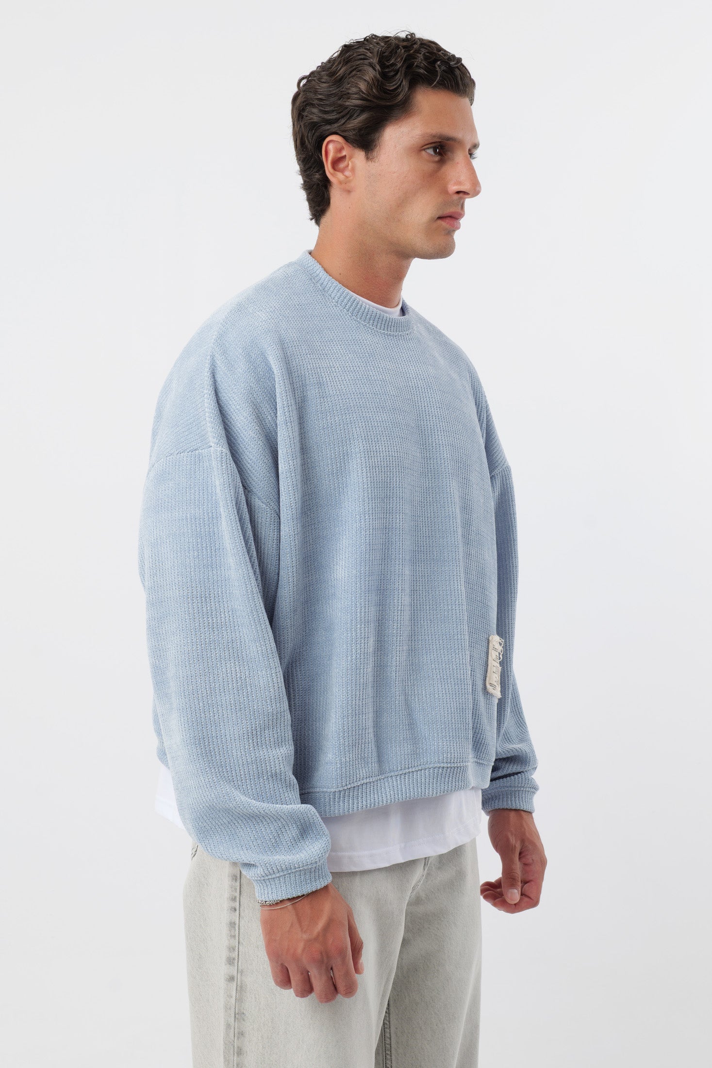 Crewneck 'Archive' Azul Claro