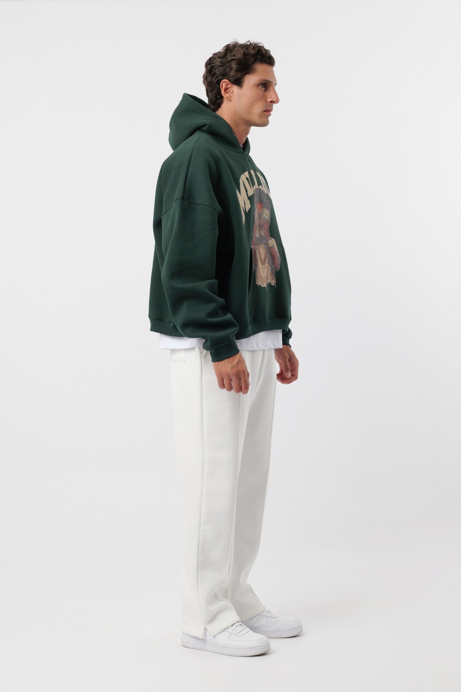 Hoodie Verde Garrafa Criança