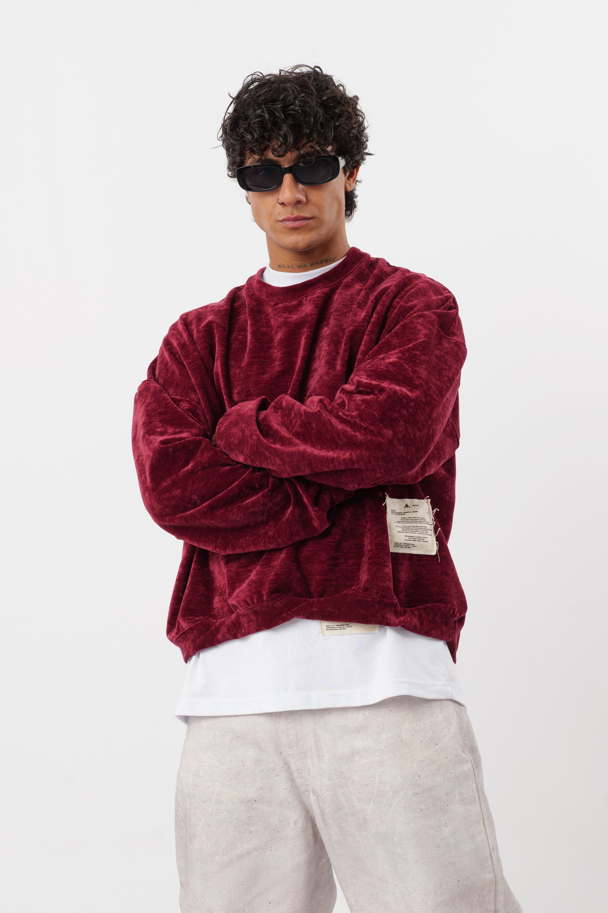 Crewneck 'Archive' Azul Claro