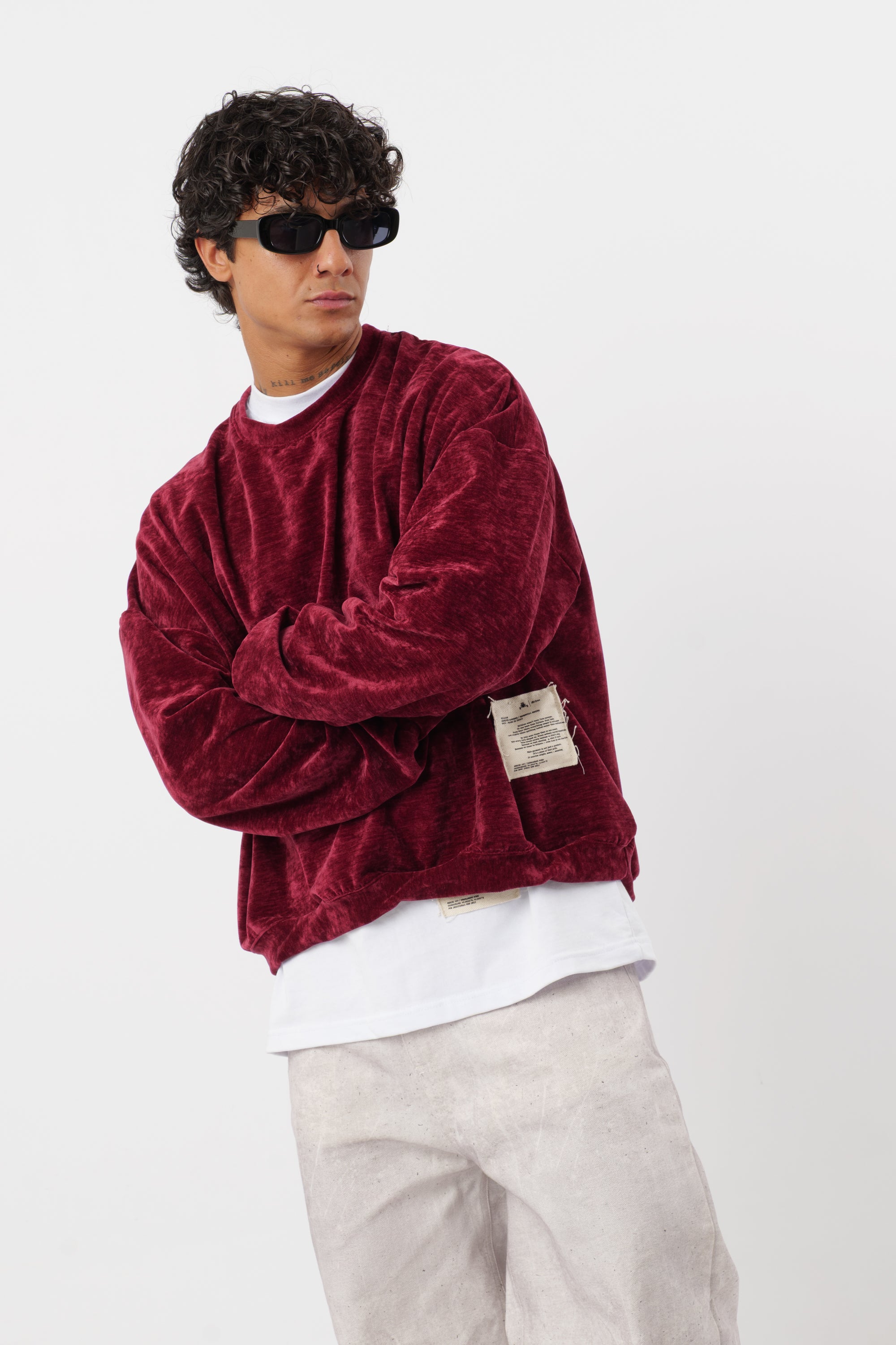 Crewneck 'Archive' Azul Claro