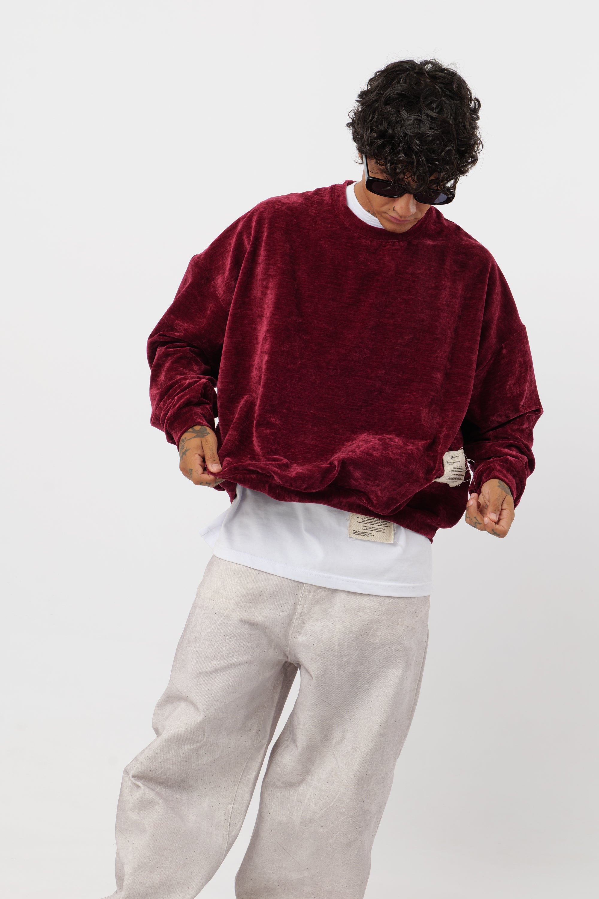 Crewneck 'Archive' Azul Claro