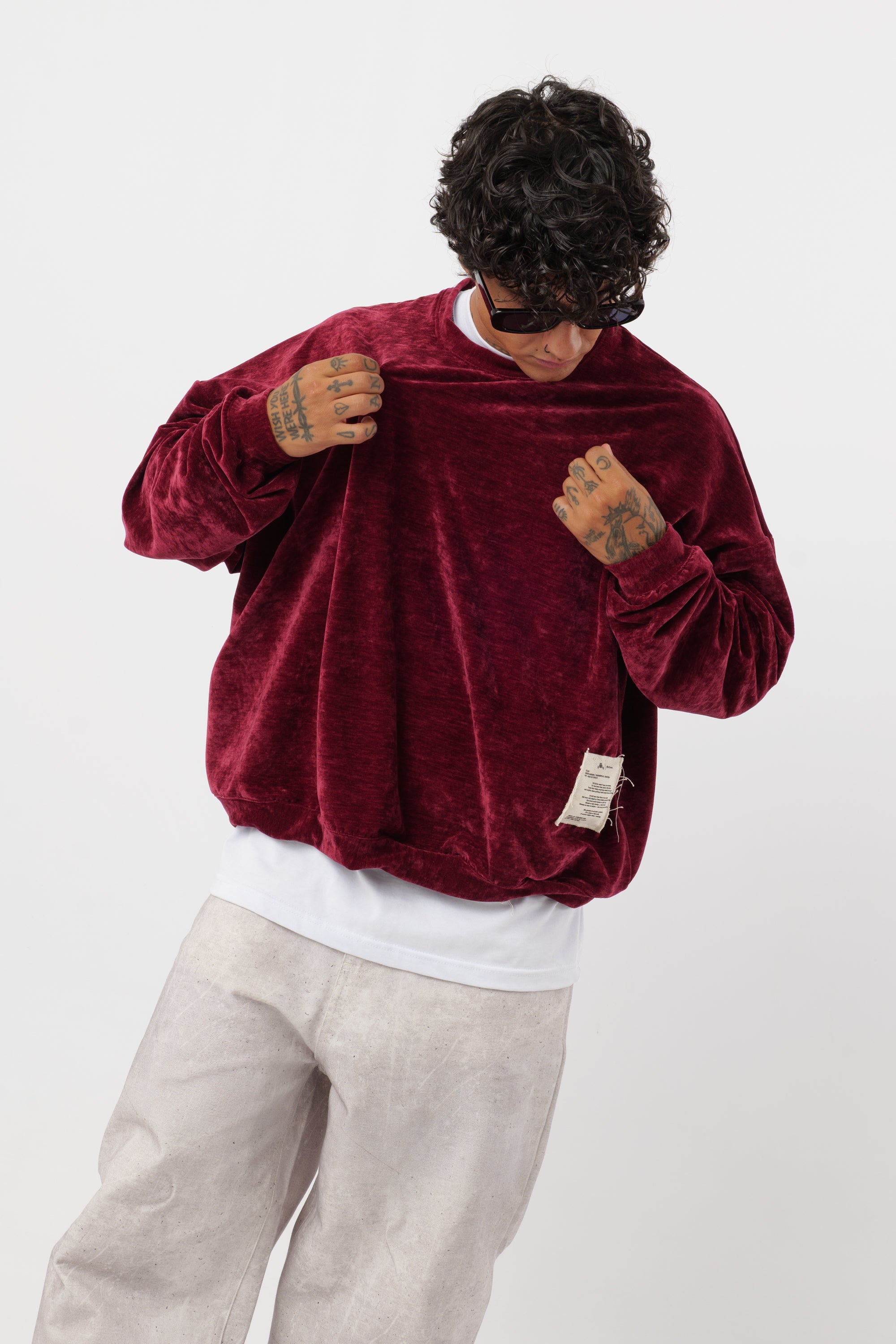 Crewneck 'Archive' Azul Claro