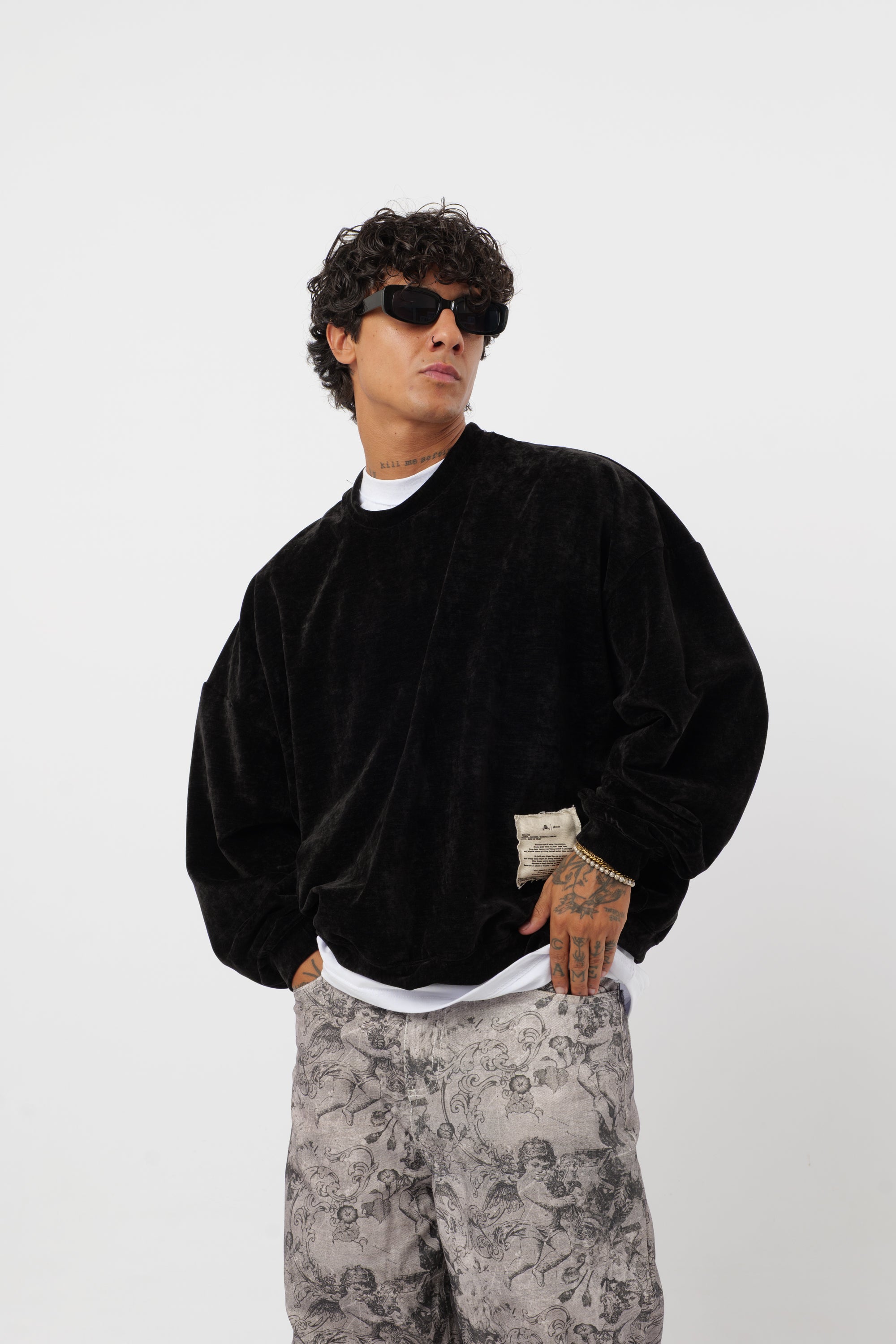 Crewneck 'Archive' Azul Claro