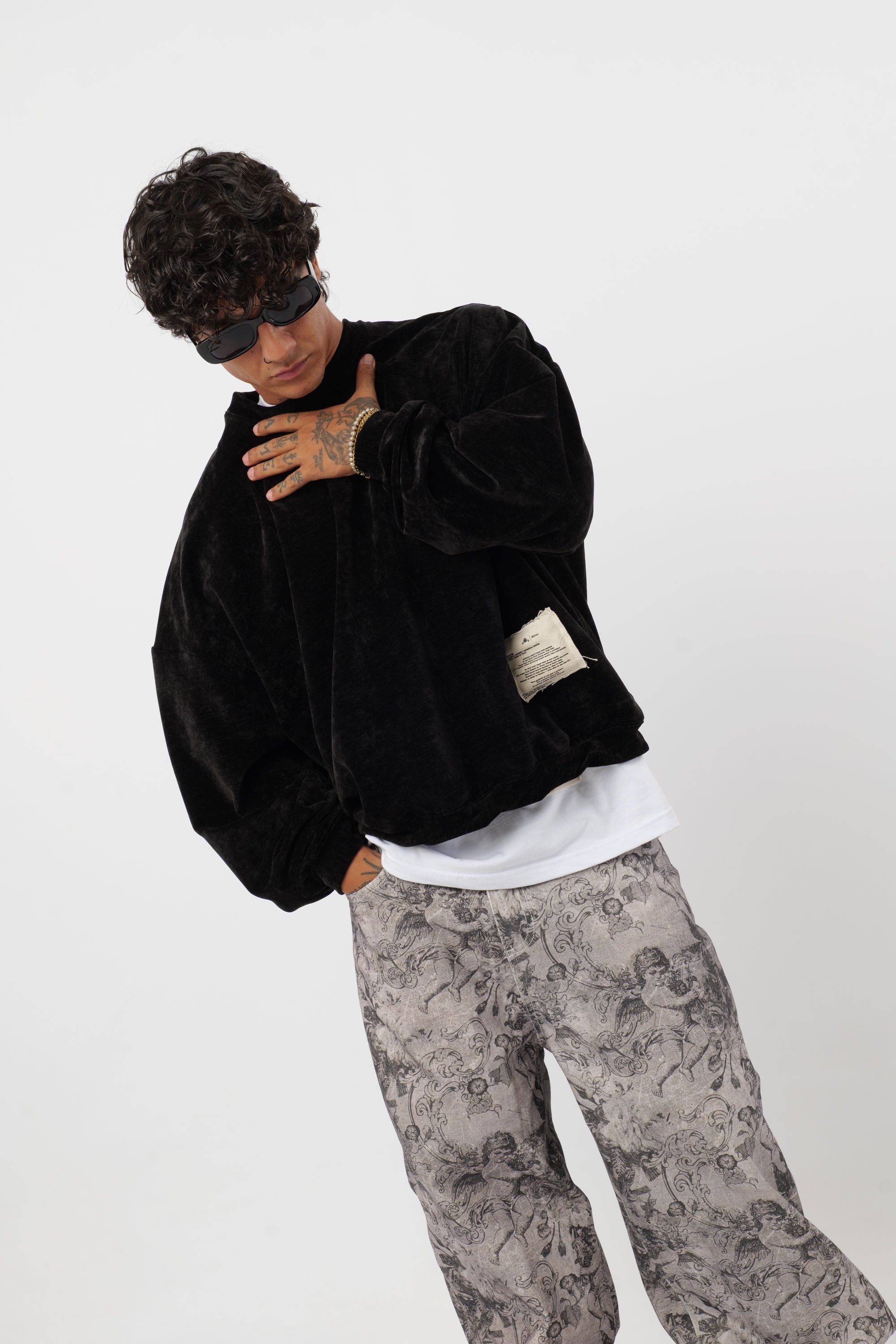 Crewneck 'Archive' Azul Claro