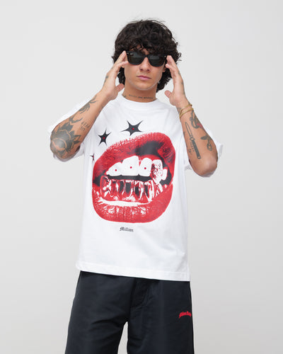 T-Shirt Lips Bianca