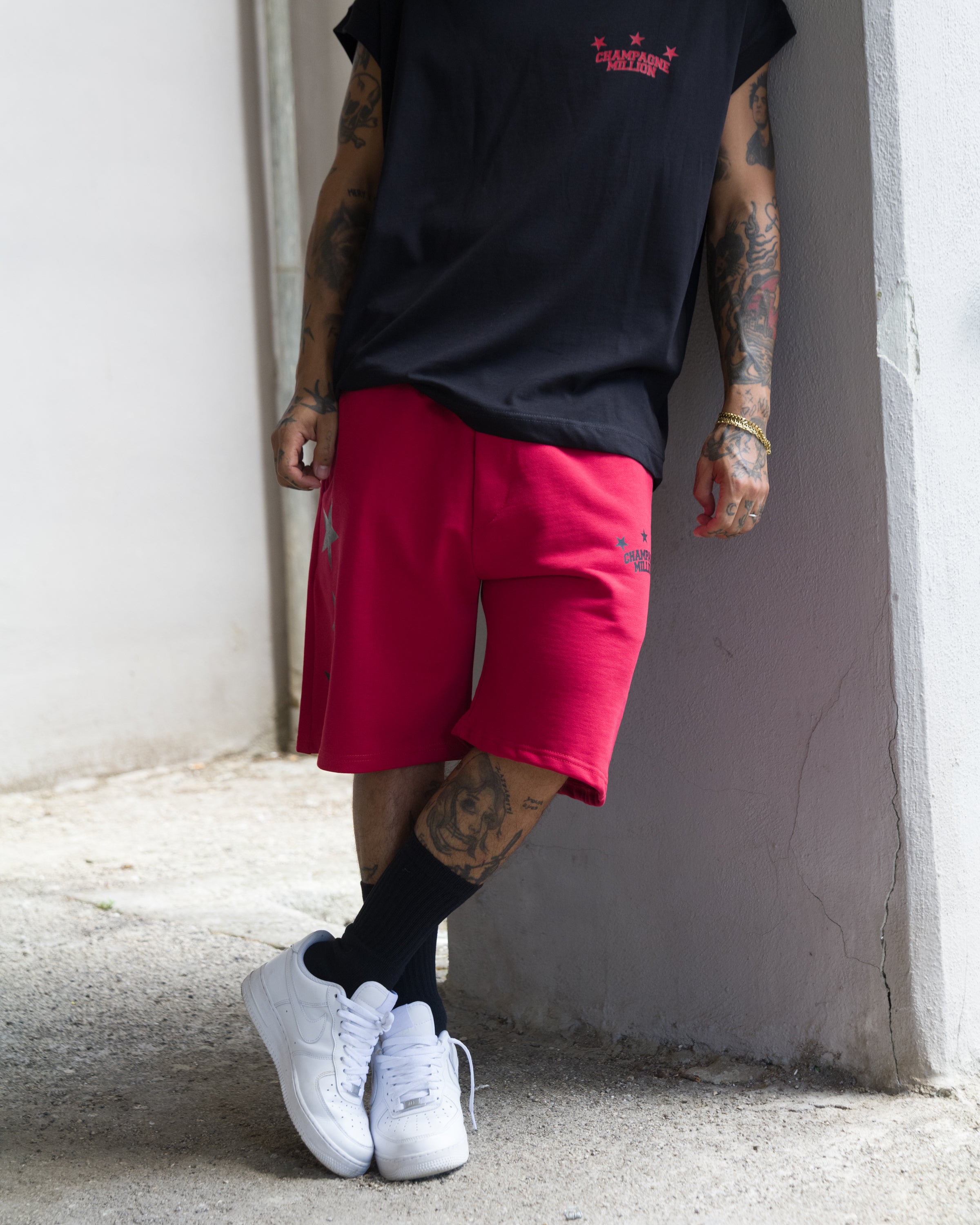 Shorts Champagne Million - Rosso