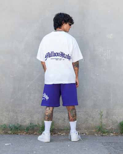 Purple Arch Logo Shorts