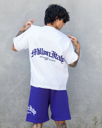 White Arch Logo Purple T-Shirt