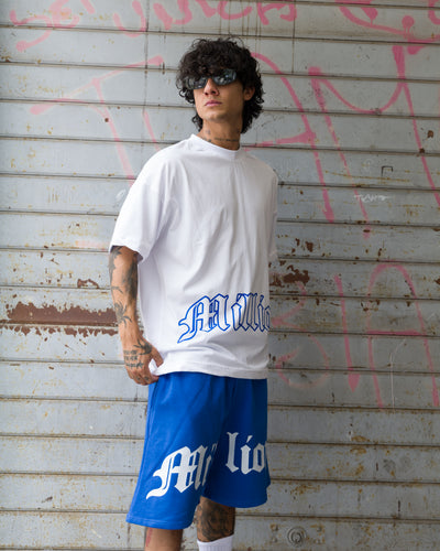 T-Shirt Gothic Outline Royal