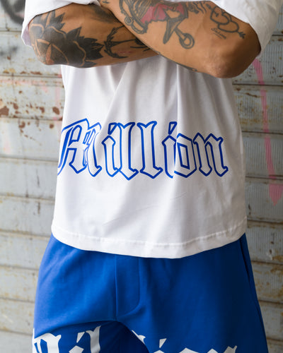 T-Shirt Gothic Outline Royal