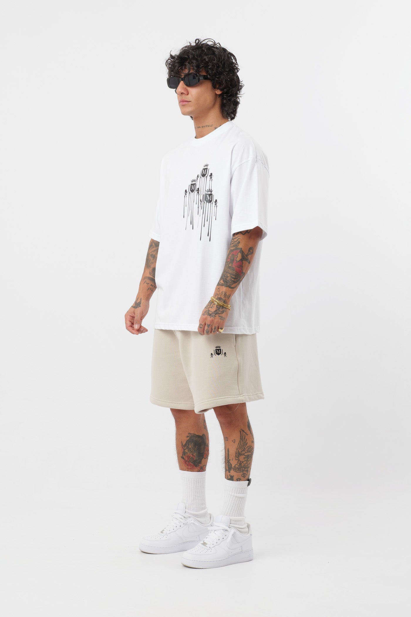 T-Shirt Logo Derretido Branca