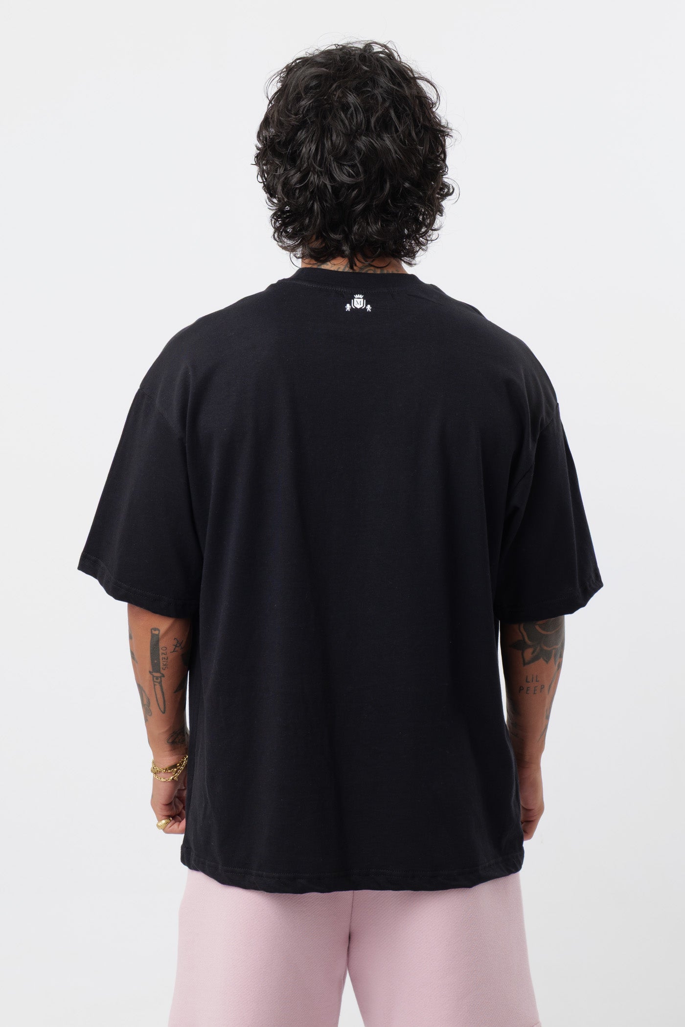 T-shirt BabyRose preta de