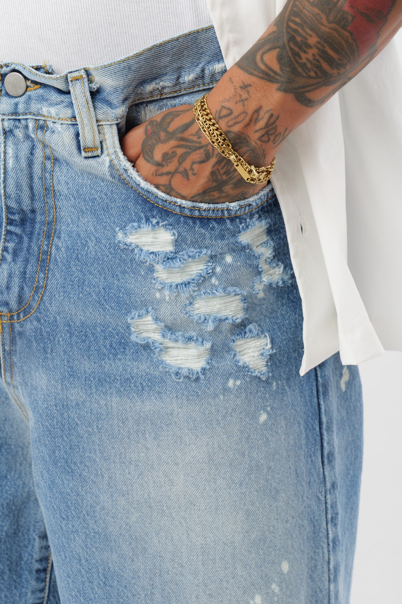 Short Baggy Azul