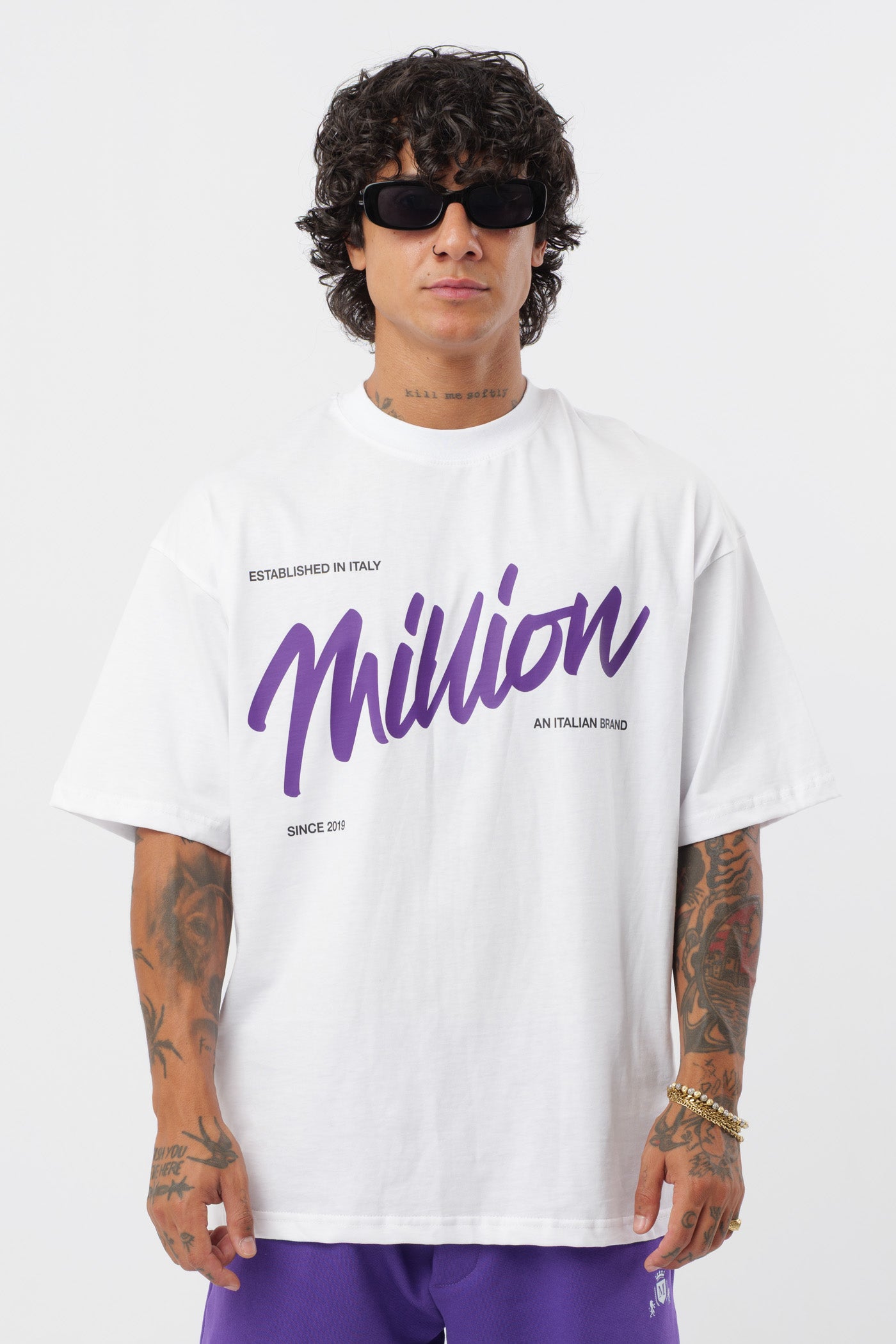 T-Shirt BabyViolet Branca