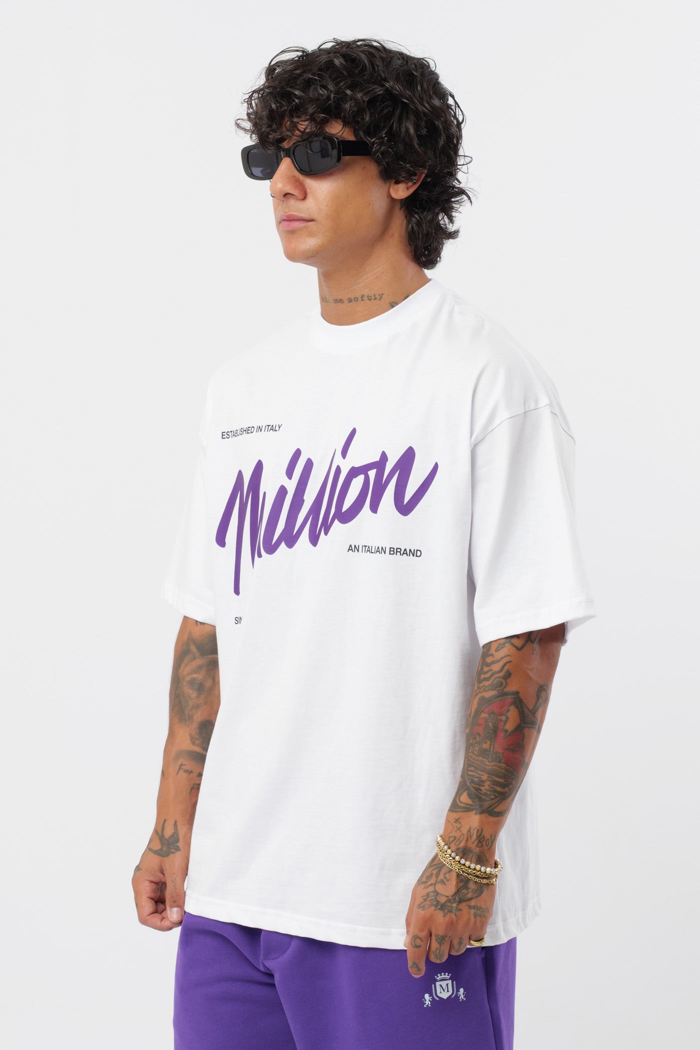 T-Shirt BabyViolet Branca