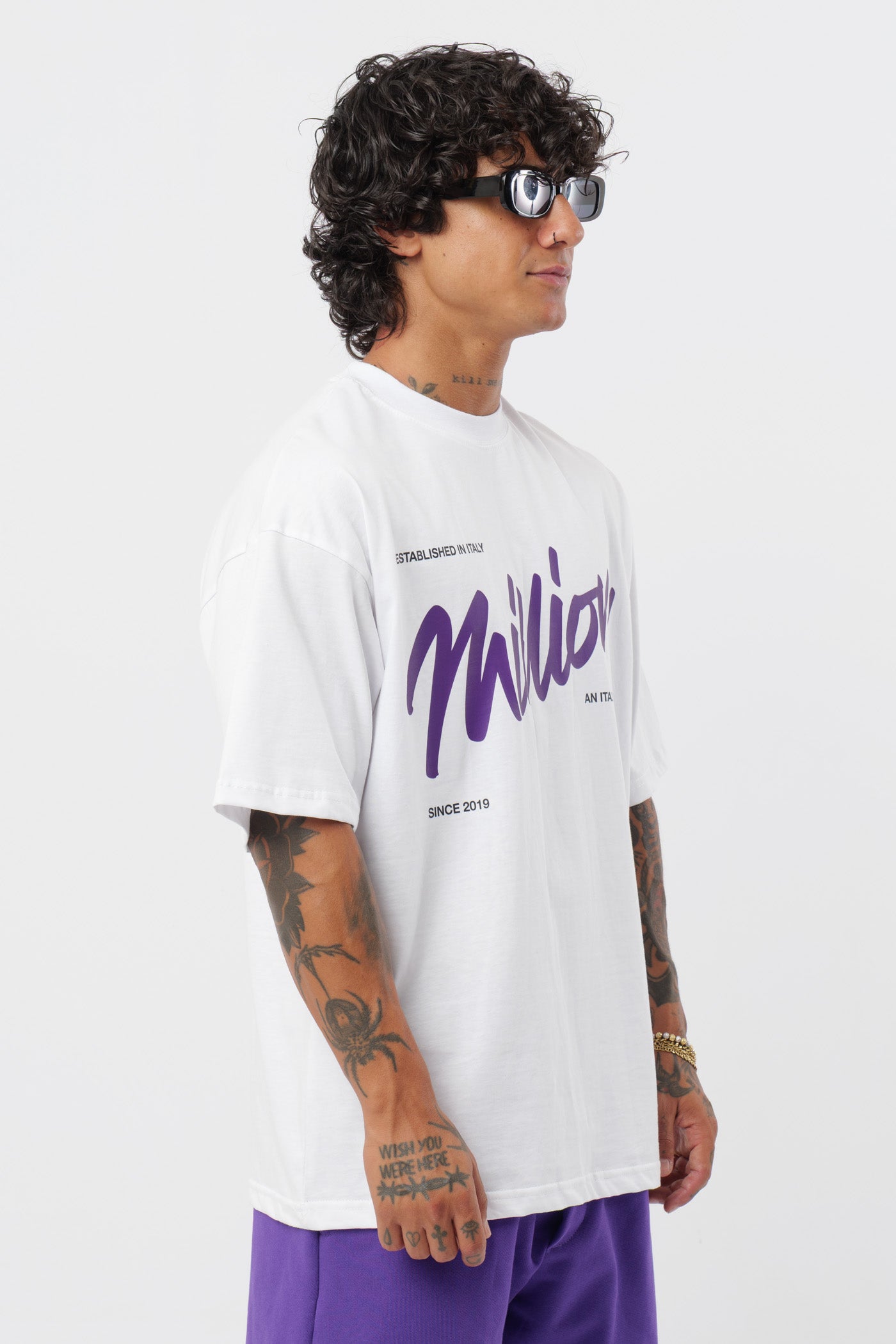 T-Shirt BabyViolet Branca
