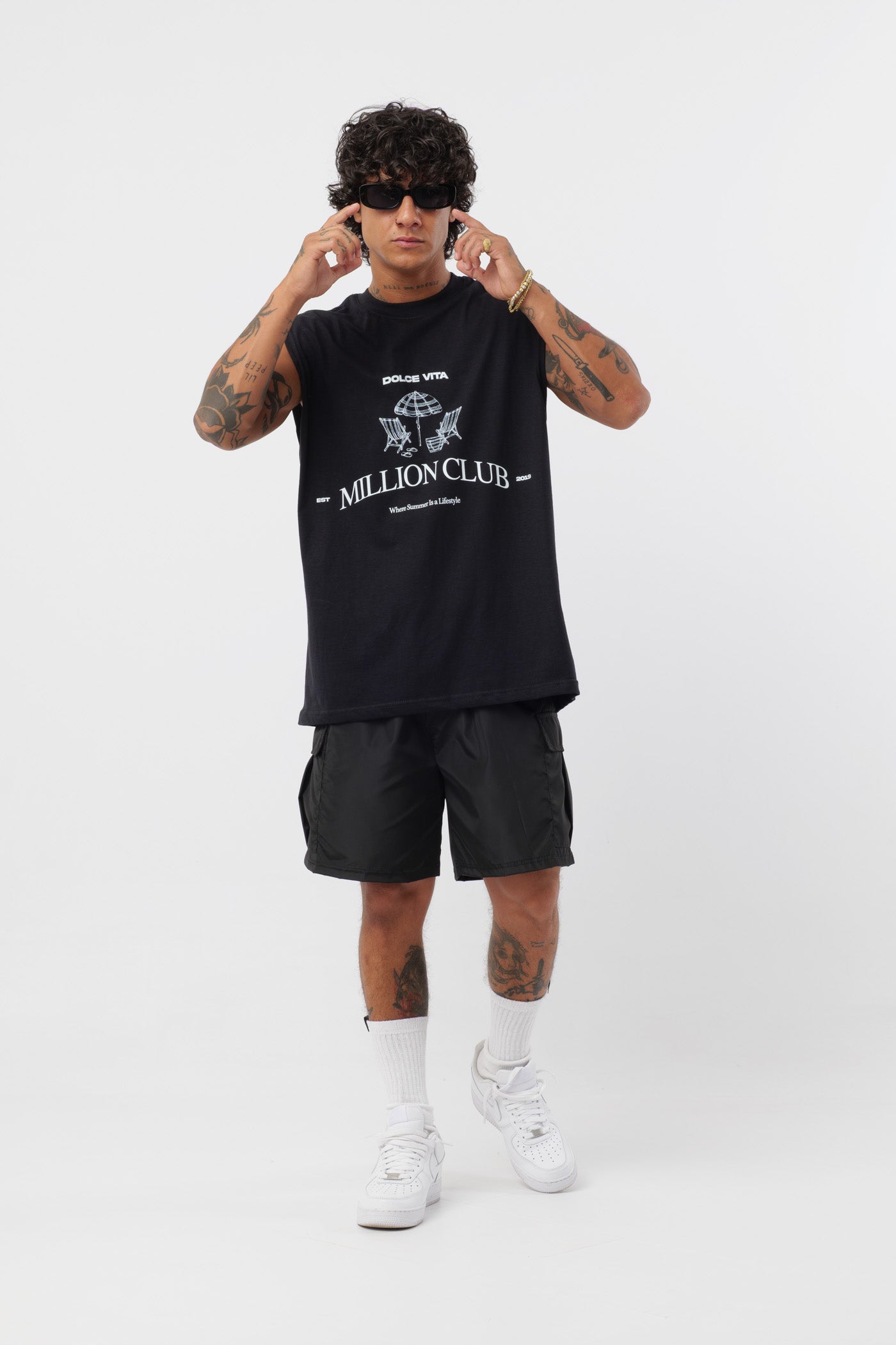 Camisola de Alças Dolce Vita Preta