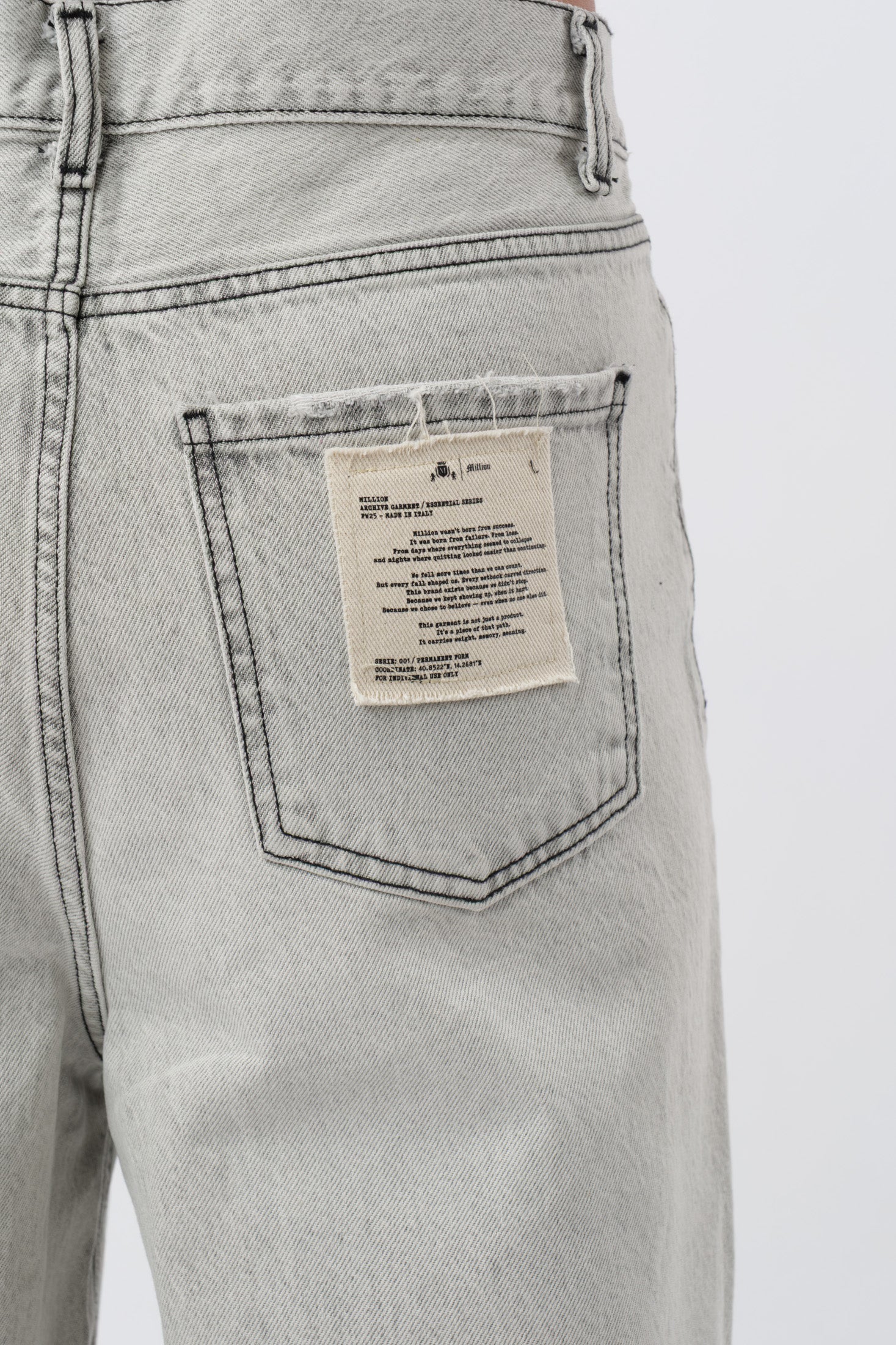 Archive Denim - Cinza Claro