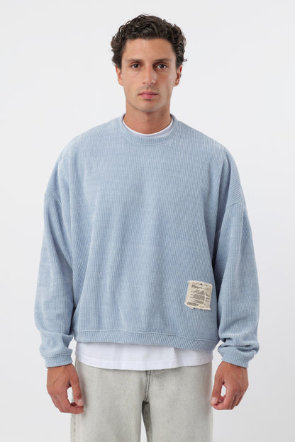 Crewneck 'Archive' Azul Claro