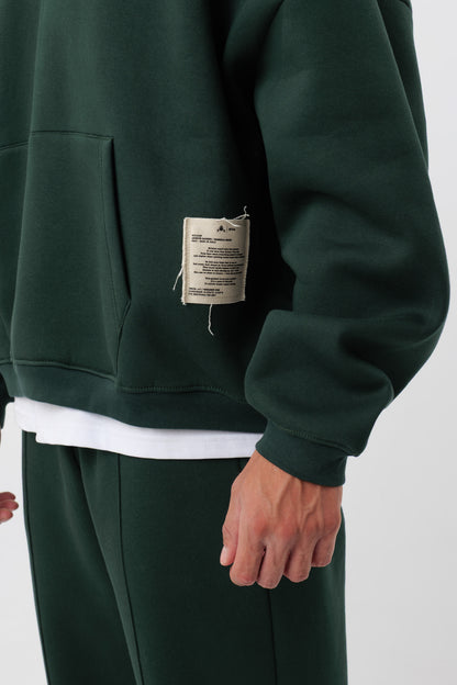 Hoodie ‘Archive’ Verde Garrafa