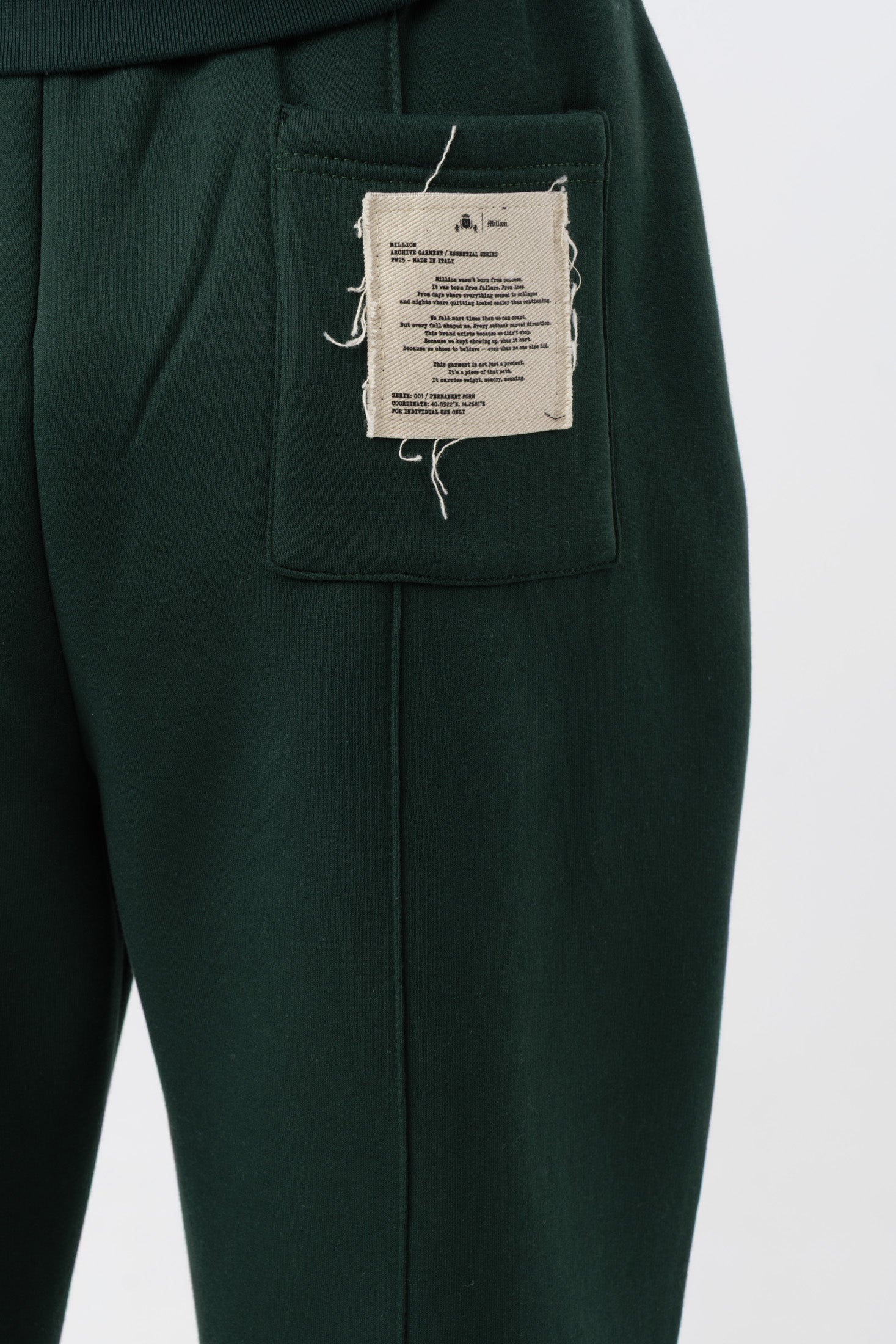 Sweatpants ‘Archive’ Verde Garrafa