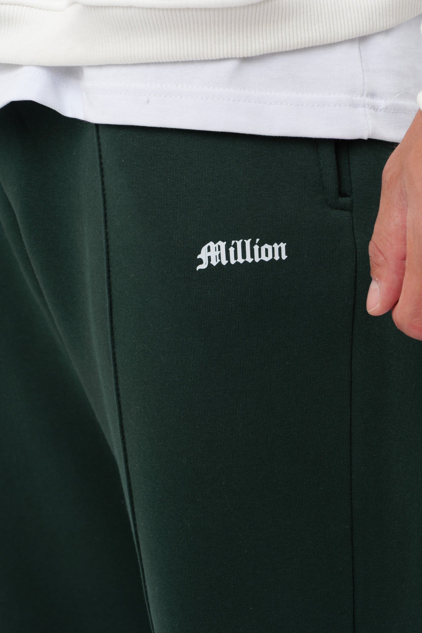 Sweatpants Logo Verde Garrafa