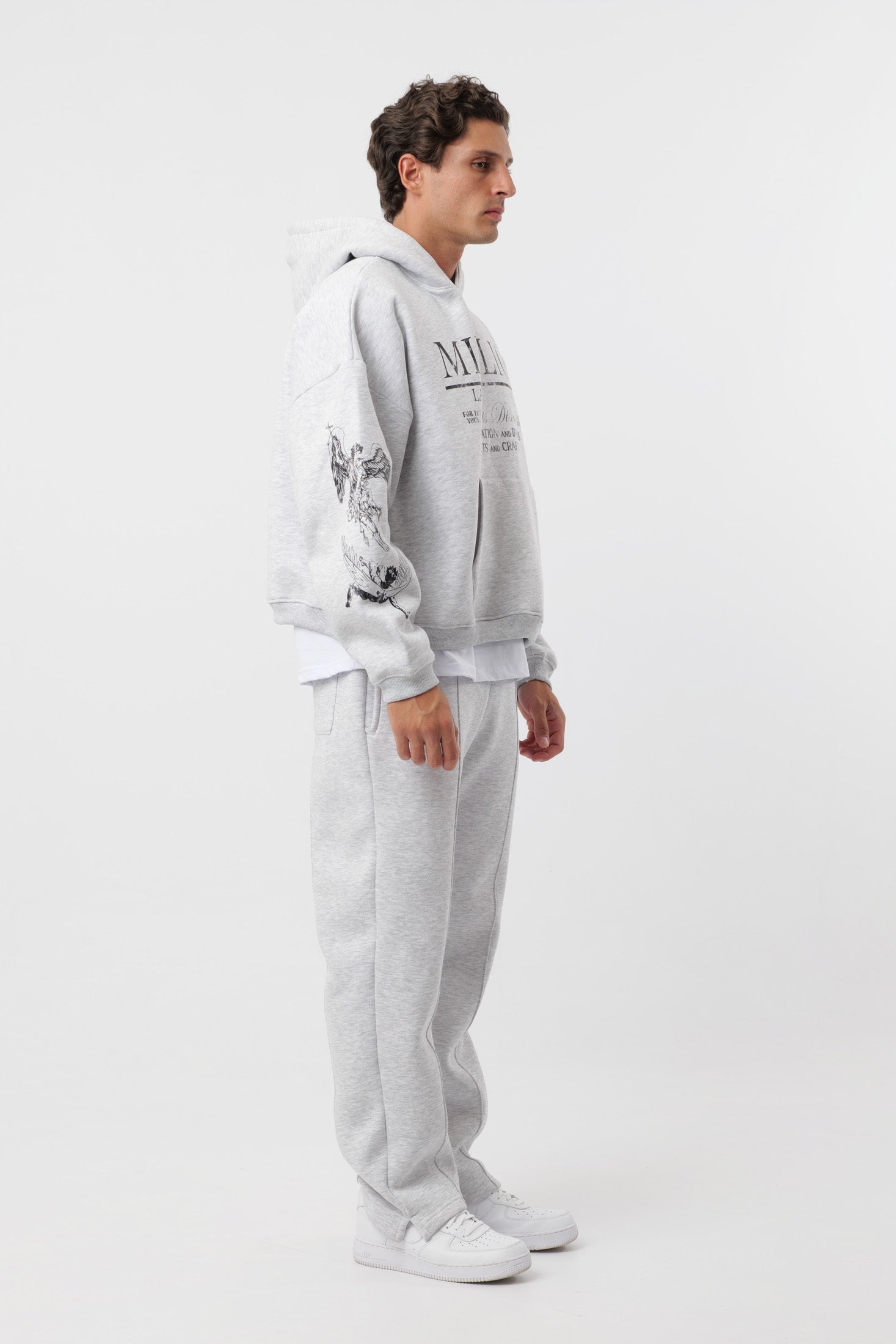 Sweatpants Logo Cinza