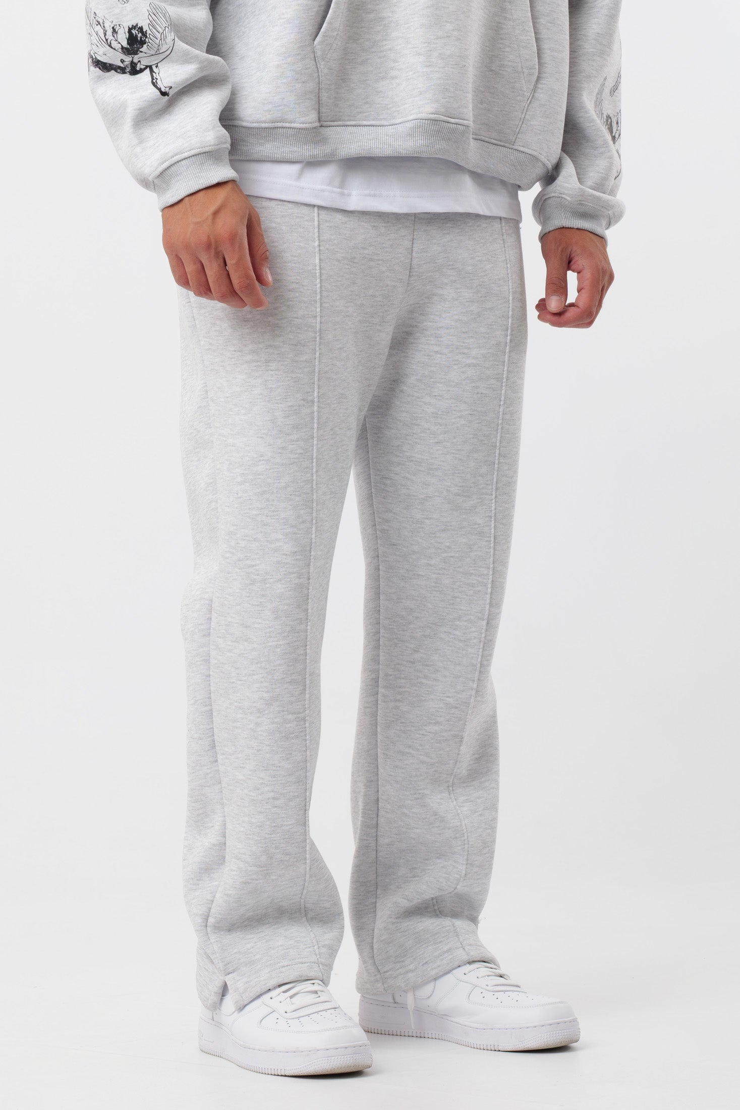 Sweatpants Logo Cinza