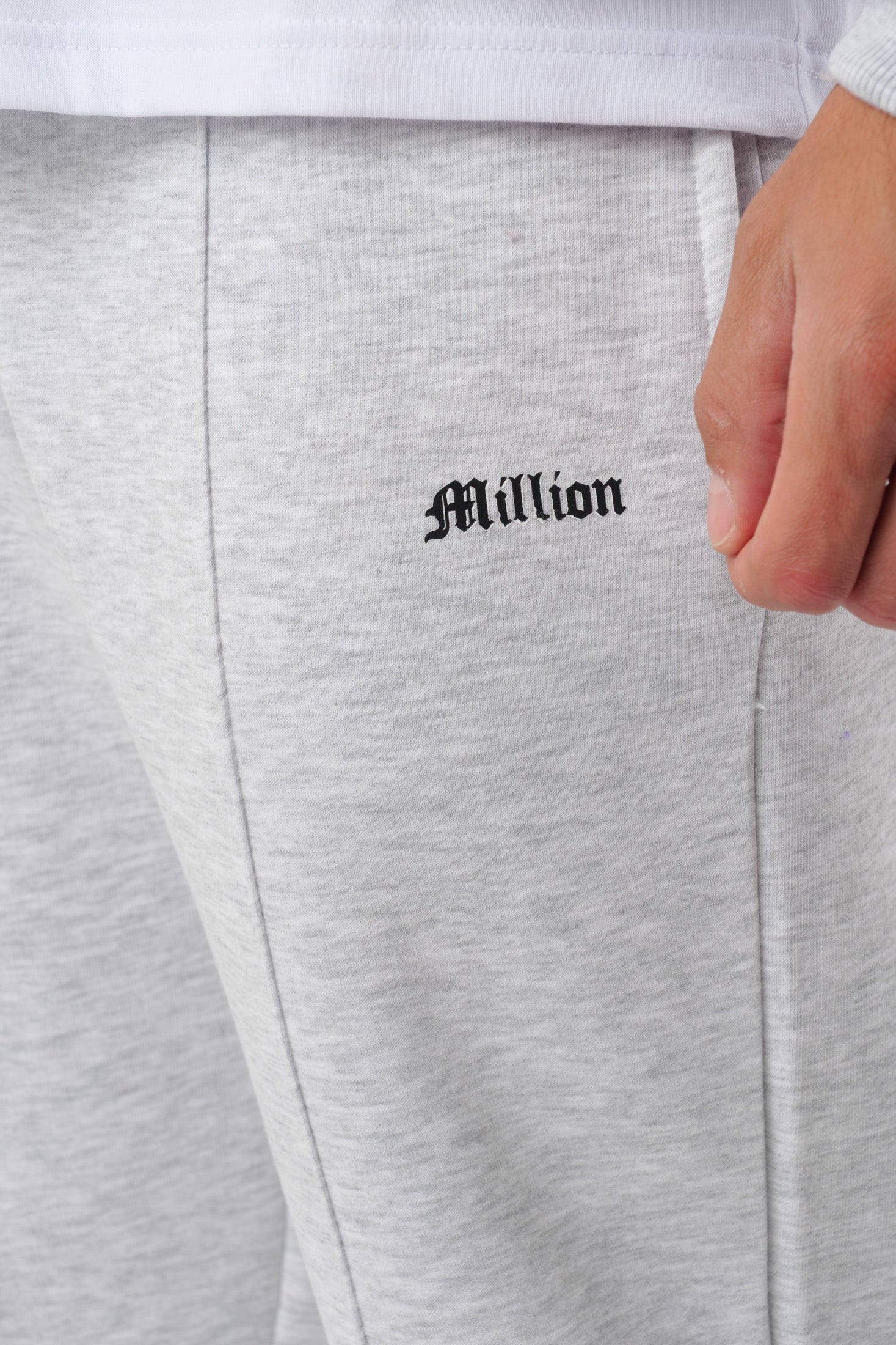 Sweatpants Logo Cinza