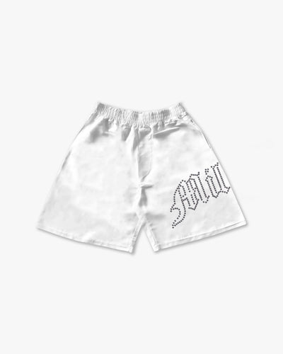 Shorts Tech Bianco - Diamond Nero