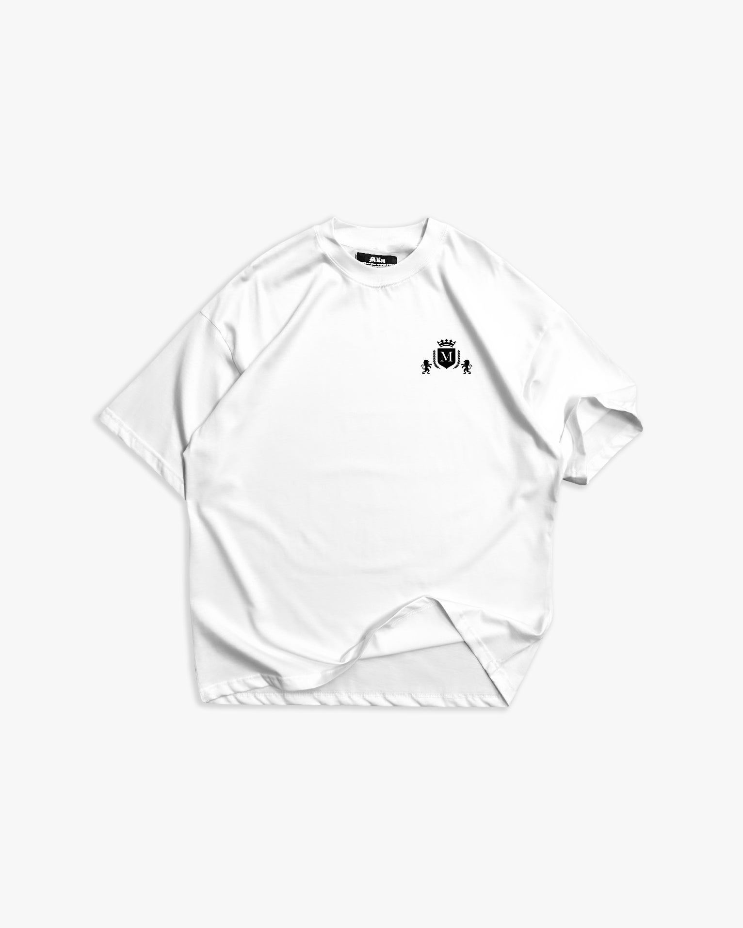 T-Shirt Branca com Logótipo Preto