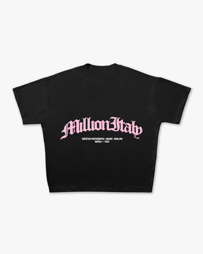 Black Arch Logo Pink T-Shirt