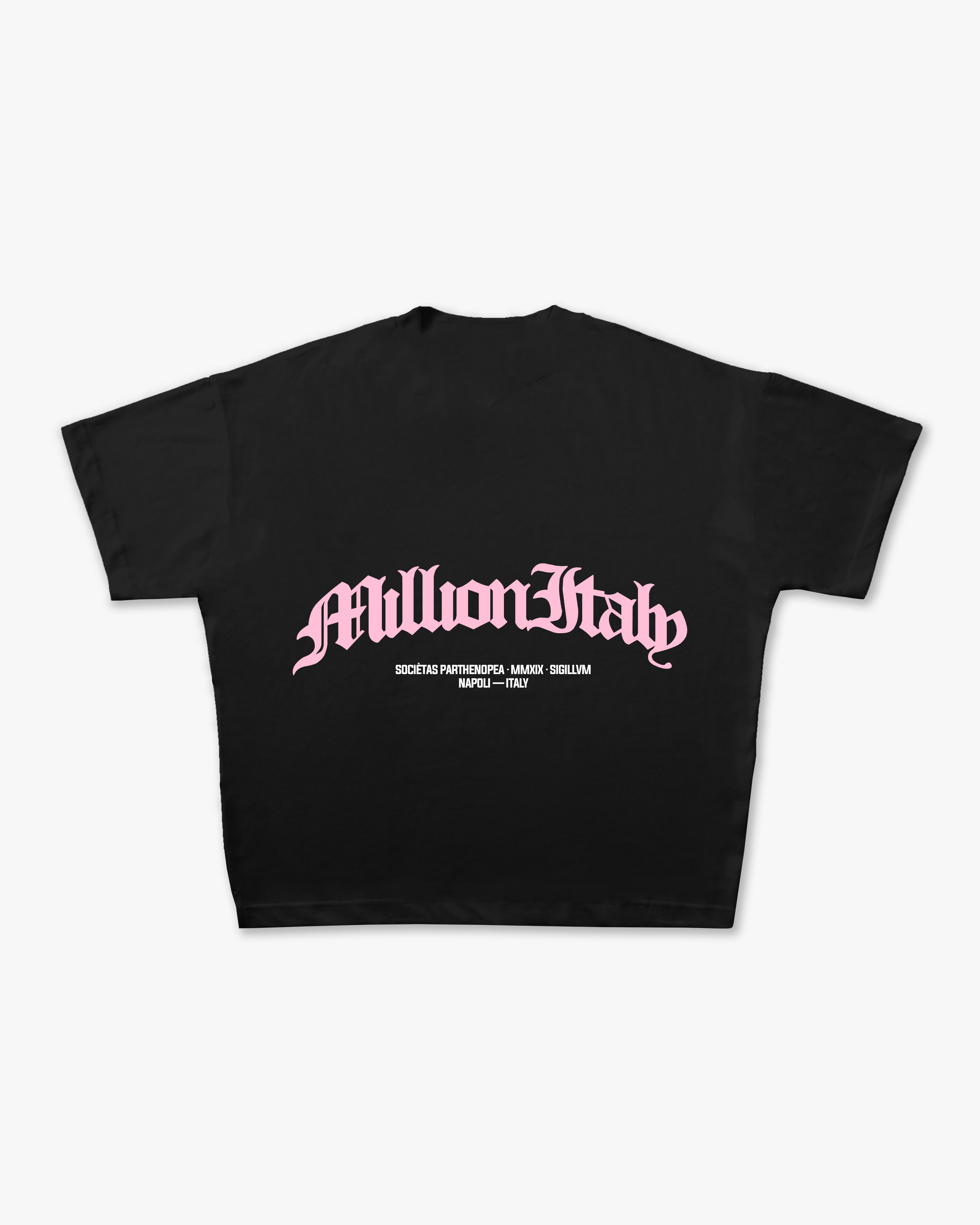 Black Arch Logo Pink T-Shirt